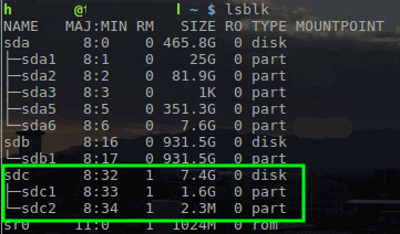 在 Linux 系统中确认 USB 设备名